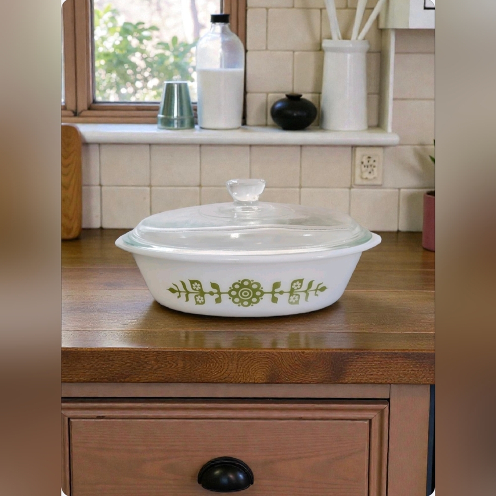 Glasbake Ovenware Casserole Dish